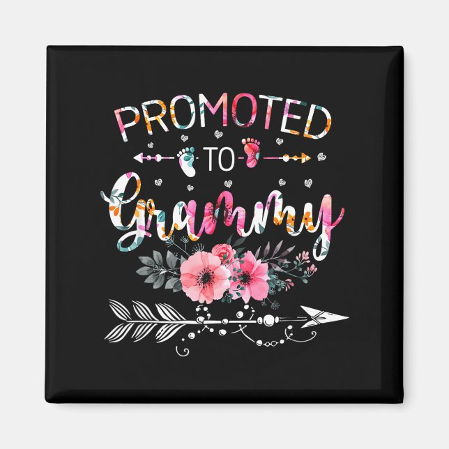 Promoted To Grammy Announcement Funny New Grammy M Magnet (Vorne)