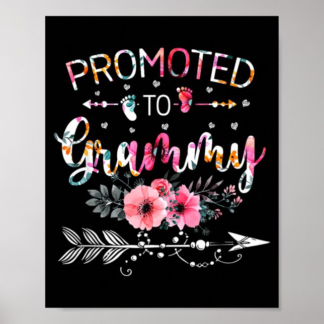 Promoted To Grammy Announcement Funny New Grammy M Poster (Vorne)