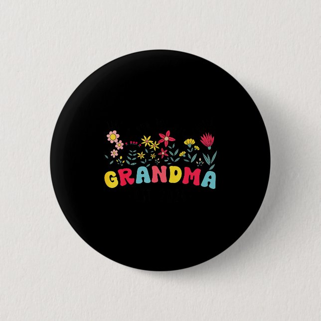 Promoted To Grandma Est 2026 Soon To Be New Grandm Button (Vorderseite)