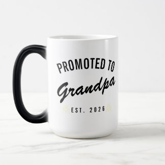 Promoted to Grandpa Est. 2026 Verwandlungstasse