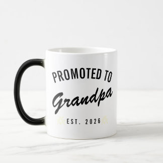 Promoted to Grandpa Est. 2026 Verwandlungstasse