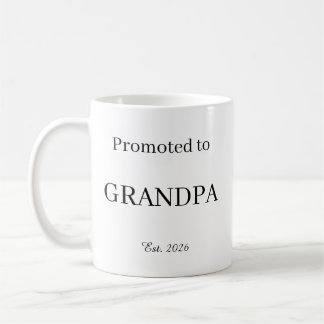 Promoted To Grandpa Mug – New Dad Gift Coffee Cup Kaffeetasse