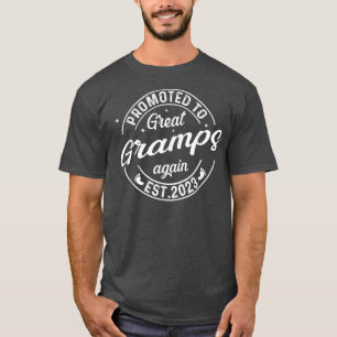 Promoted To Great Gramps Again 2023 Soon To Be Pre T-Shirt