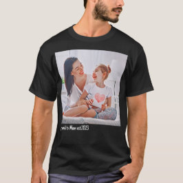 promoted to Mom est.2023 Photo art T-Shirt
