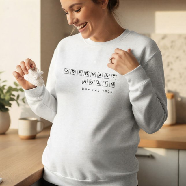 Promoted to Mommy of Two | Mom Sweatshirt  (Von Creator hochgeladen)