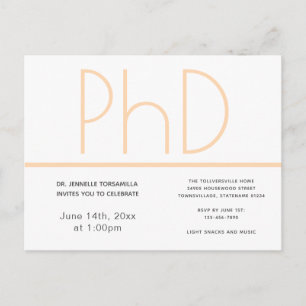 Promotion Party Einladung White Postkarte