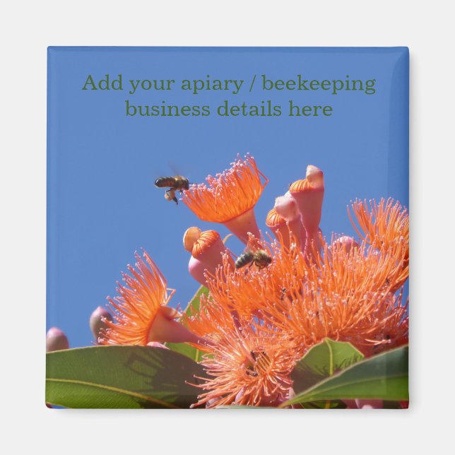PROMOTIONAL FRIDGE MAGNET FOR APIARIST BEEKEEPER (Vorne)
