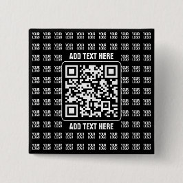 Promotional QR code (editable) plus Logo Pattern Button