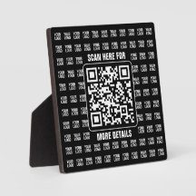 Promotional QR code (editable) plus Logo Pattern