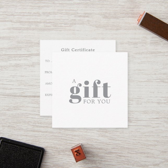 Promotional Salon Business Gift Treuekarte (Vorderseite/Rückseite Beispiel)