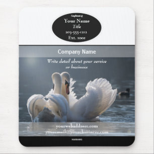 Promotionmousepad Swans HAMbyWG Mouse Pad Mousepad