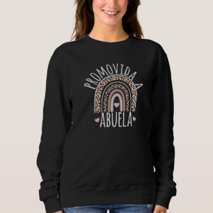 Promovida A Abuela Spanische Großmutter Schwangers Sweatshirt