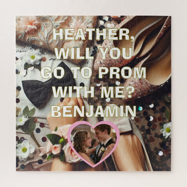Promposal | Go to Prom with Me Question Photo Puzzle (Vertikal)