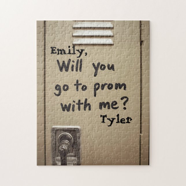 Promposal | Go to Prom with Me Question Photo Puzzle (Vertikal)