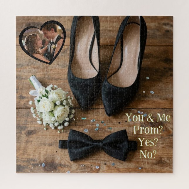 Promposal | Go to Prom with Me Yes or No? Puzzle (Vertikal)
