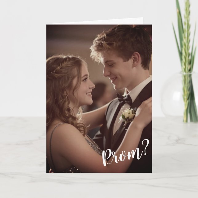 Promposal | Prom Invite Photo Karte (Vorderseite)