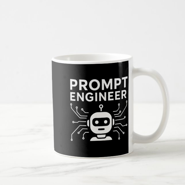 Prompt Engineer Bekleidung Lustig Ai Tech Humor Ge Kaffeetasse (Rechts)