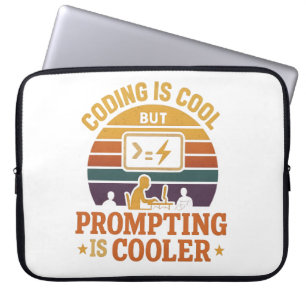Prompting Kühlerhülle Tech Humor Laptopschutzhülle