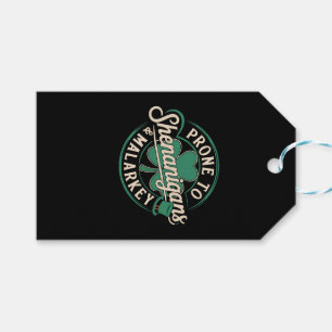 Prone to Shenanigans & Malarkey St Patrick's Day Geschenkanhänger