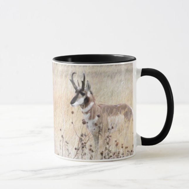 Pronghorn Antilopen-Dollar auf Wyoming-Gebiet Tasse (Rechts)