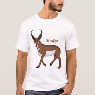 Pronghorn-Antiope-Cartoon T-Shirt