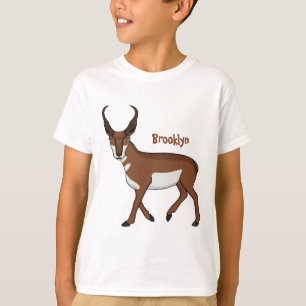 Pronghorn-Antiope-Cartoon T-Shirt