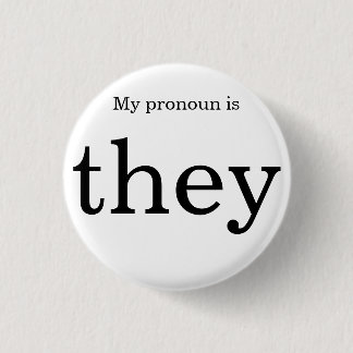 Pronomen-Abzeichen Button