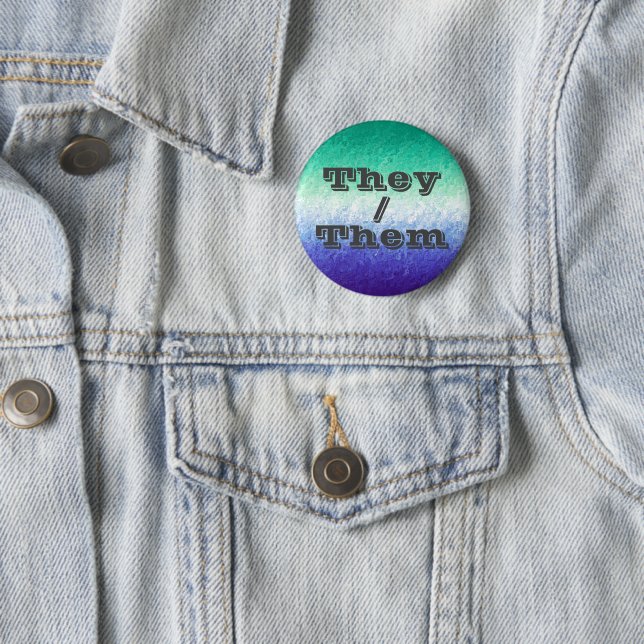 Pronoun MLM Men Love Men Pride Flag Button (Beispiel)