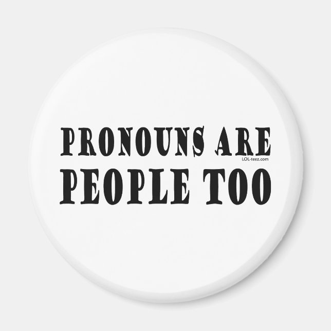Pronouns Magnet (Vorne)