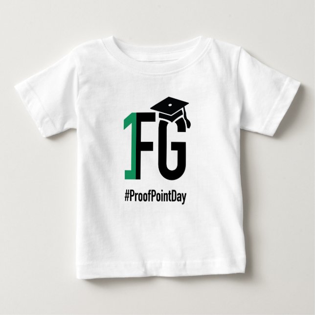 #ProofPointDay Säuglings-Geldstrafe-Jersey-T-Shirt Baby T-shirt (Vorderseite)