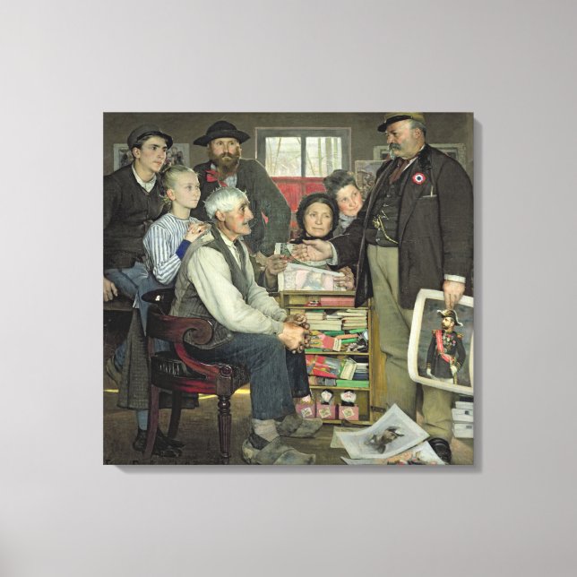 Propaganda, 1889 leinwanddruck (Vorderseite)