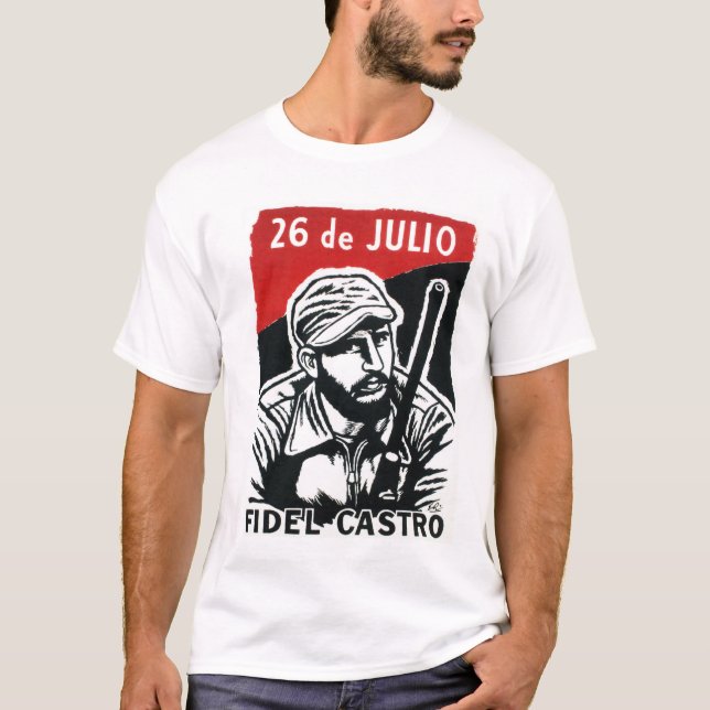 Propaganda der Fidel Castro-Bewegung zur Revolutio T-Shirt (Vorderseite)