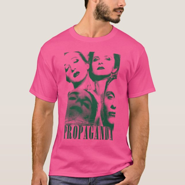 Propaganda Retro Stil Original Lüfterdesign T-Shirt (Vorderseite)