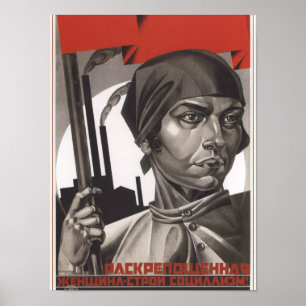 Propagandaposter zur Gleichstellung der Geschlecht Poster