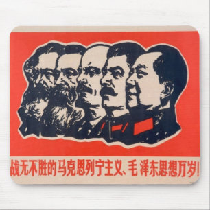Propagandavorsitzender der Kommunisten Mao Stalin Mousepad