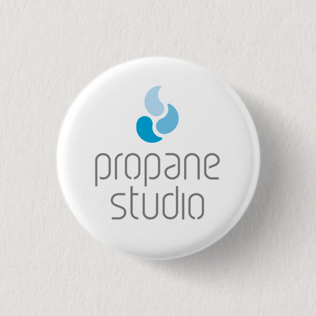 Propan-Studio - runder Knopf Button (Vorderseite)
