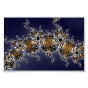 Propelleflora - wirbelloses Fraktal Fotodruck