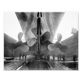 Propeller der Titanic Fotodruck