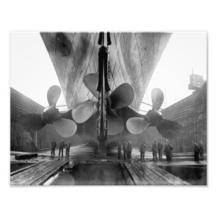 Propeller der Titanic Fotodruck