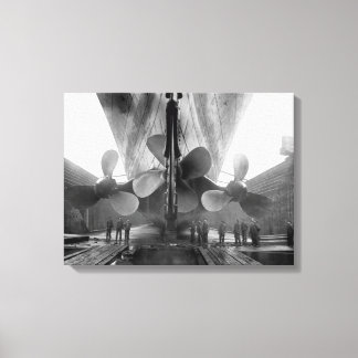 Propeller der Titanic Leinwanddruck