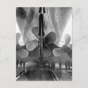 Propeller der Titanic Postkarte