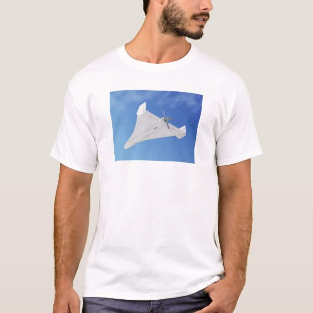Propeller military surveillance drone T-Shirt (Vorderseite)
