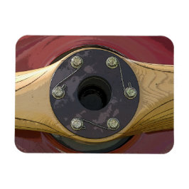 Propellerwaage aus Holz Magnet