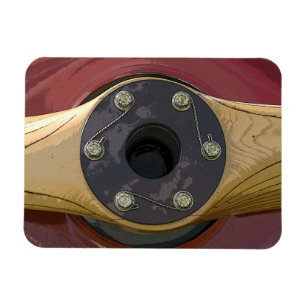 Propellerwaage aus Holz Magnet