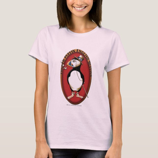 Proper Puffin English Muffin T-Shirt (Vorderseite)
