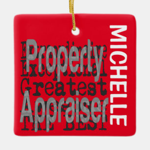 Property Appraiser Extraordinaire CUSTOM Keramikornament