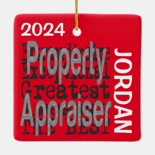 Property Appraiser Extraordinaire CUSTOM Keramikornament (Rückseite)