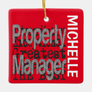 Property Manager Extraordinaire CUSTOM Keramikornament