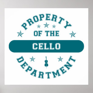 Property of the Cello Department Poster
