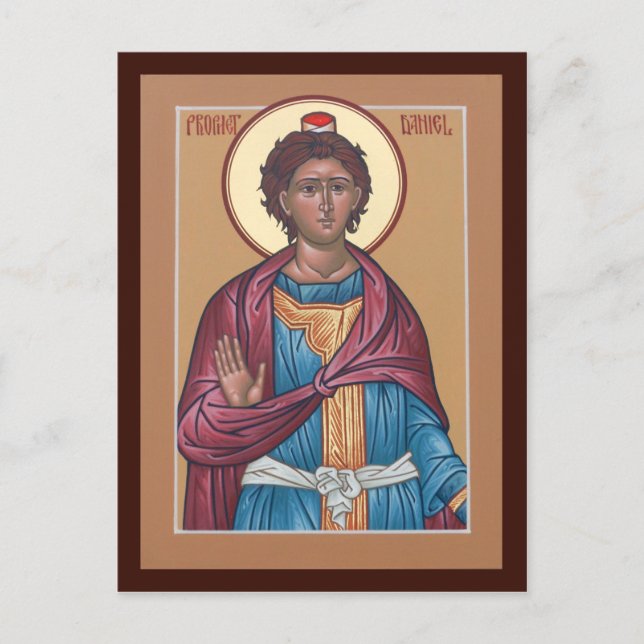 Prophet Daniel Prayer Card Postkarte (Vorderseite)